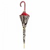 Glamour Red Zebra Luxury Double Canopy Umbrella by Pasotti
