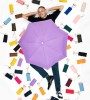 Lilac Folding Compact Umbrella by Anatole of Paris - OLYMPE