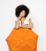 Orange Folding Compact Umbrella by Anatole of Paris - AUGUSTE