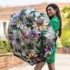 Floral Passion Auto Open & Close Folding UPF50+ Umbrella by Anuschka