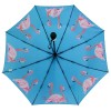 Emily Smith O&C Folding Umbrella - Flossy & Amber Flamingoes