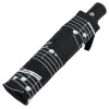 Music Notes Auto Open & Close Folding Umbrella - Black