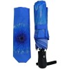 Stormking Auto Open & Close Folding Umbrella - Floral Collection - Blue Daisy