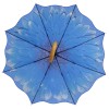 Stormking Classic Walking Length Umbrella - Floral Collection - Blue Daisy