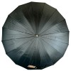 Sakura Illusion 16 rib Umbrella by Soake - Raven Black