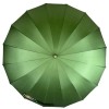 Sakura Illusion 16 rib Umbrella by Soake - Forrest Green