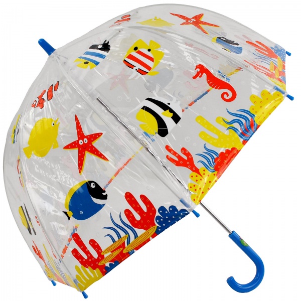 Bugzz PVC Dome Umbrella for Children - Under the Sea