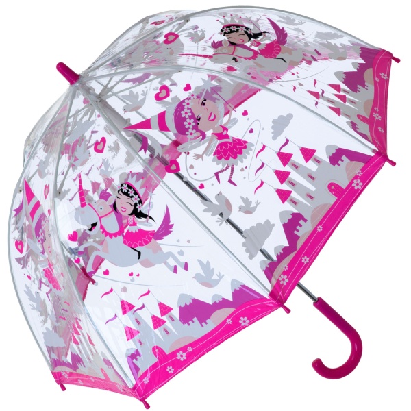 Bugzz PVC Dome Umbrella for Children - Unicorn Wonderland
