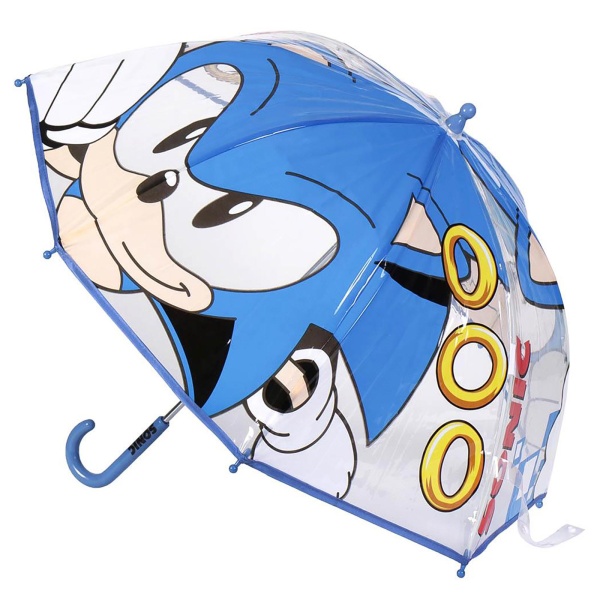 Sonic the Hedgehog - See Through Dome Umbrella for Children