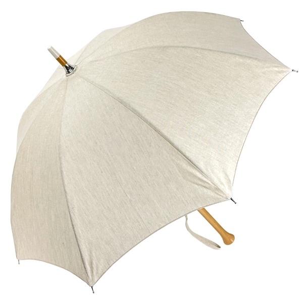 Elise Linen - Beige UVP Sun Umbrella by Pierre Vaux