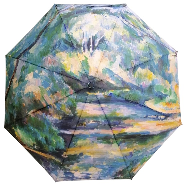 Stormking Auto Open & Close Folding Umbrella - Art Collection - The Brook by Cezanne
