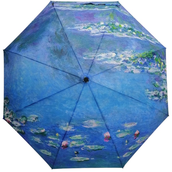Stormking Auto Open & Close Folding Umbrella - Art Collection - Water Lillies by Monet
